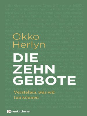 cover image of Die Zehn Gebote